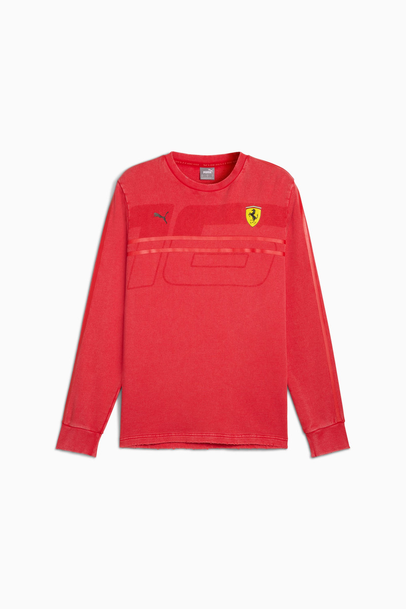 Scuderia Ferrari Desert Sun Men's Long Sleeve Shirt 1