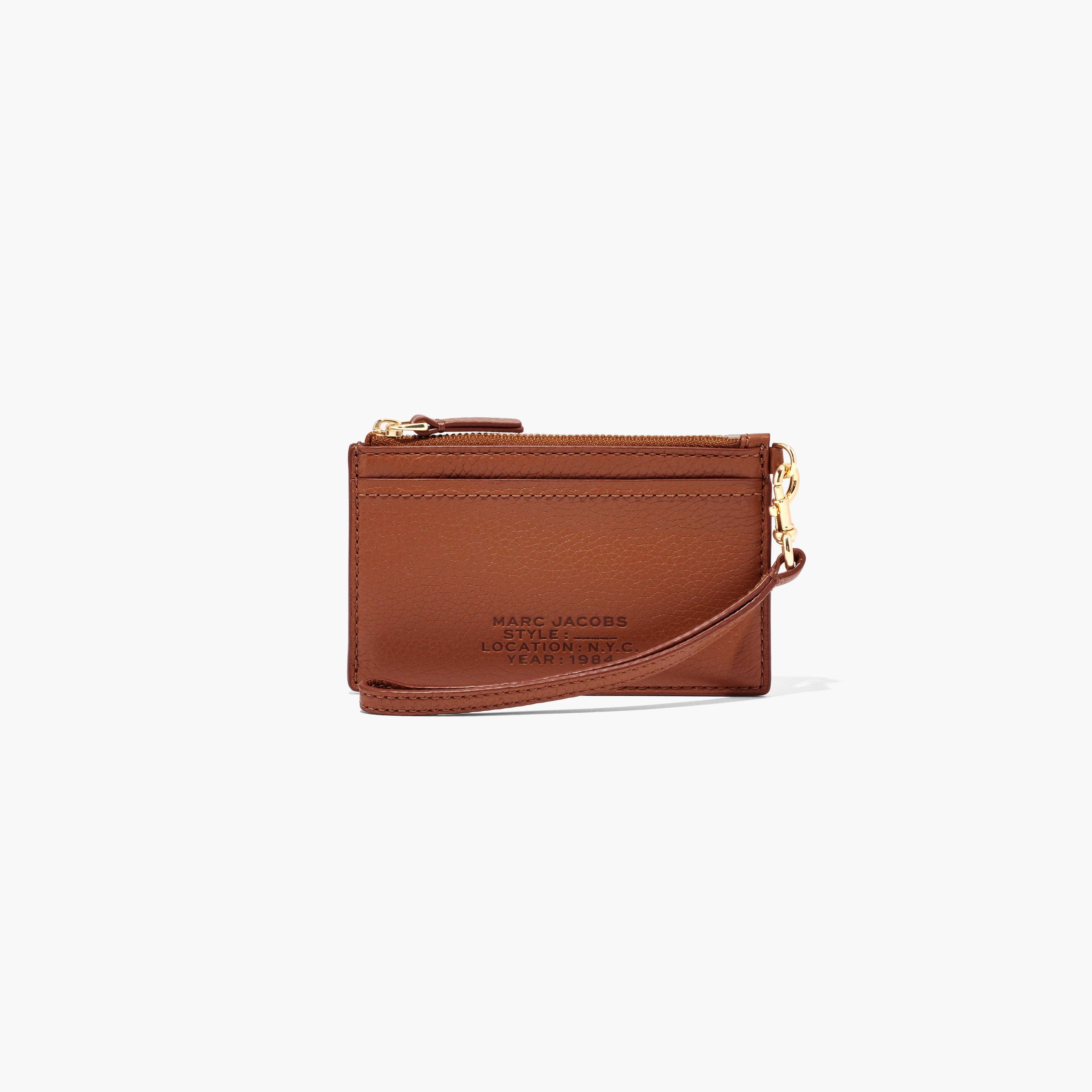 THE LEATHER TOP ZIP WRISTLET - 1