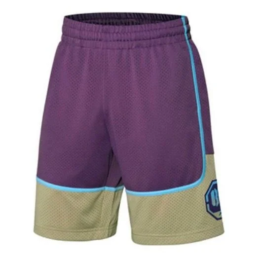 Li-Ning XLARGE x BadFive Logo Basketball Shorts 'Purple' AAPP441-1 - 1