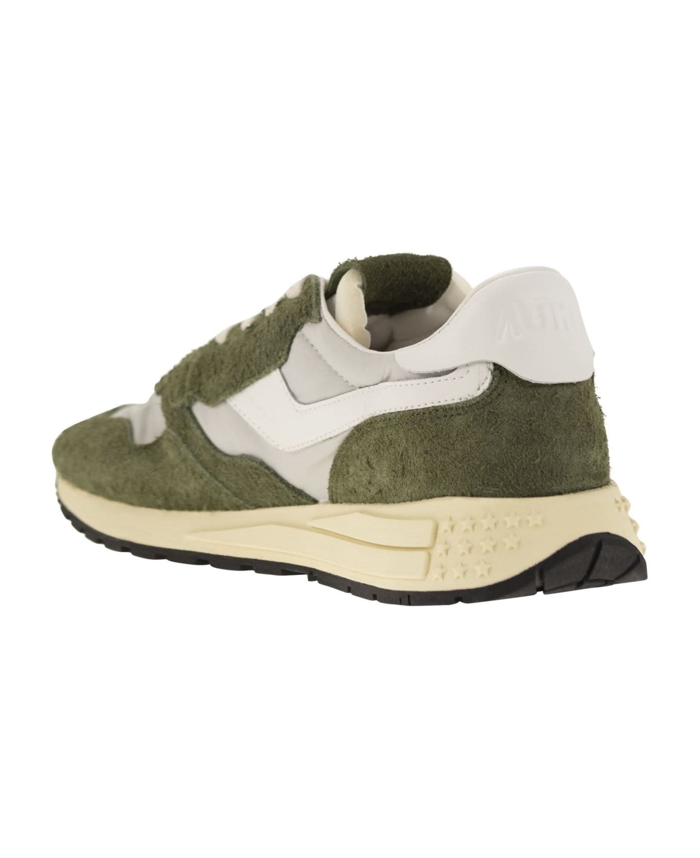 Reelwind - Suede And Technical Textile Trainer - 3