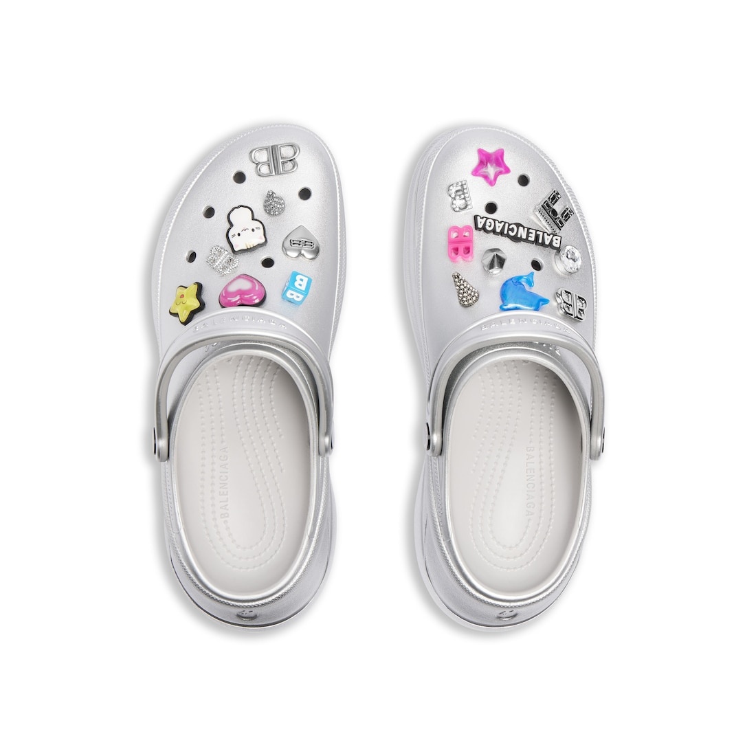 Women's Crocs™ Mule Jibbitz™ in Silver - 6