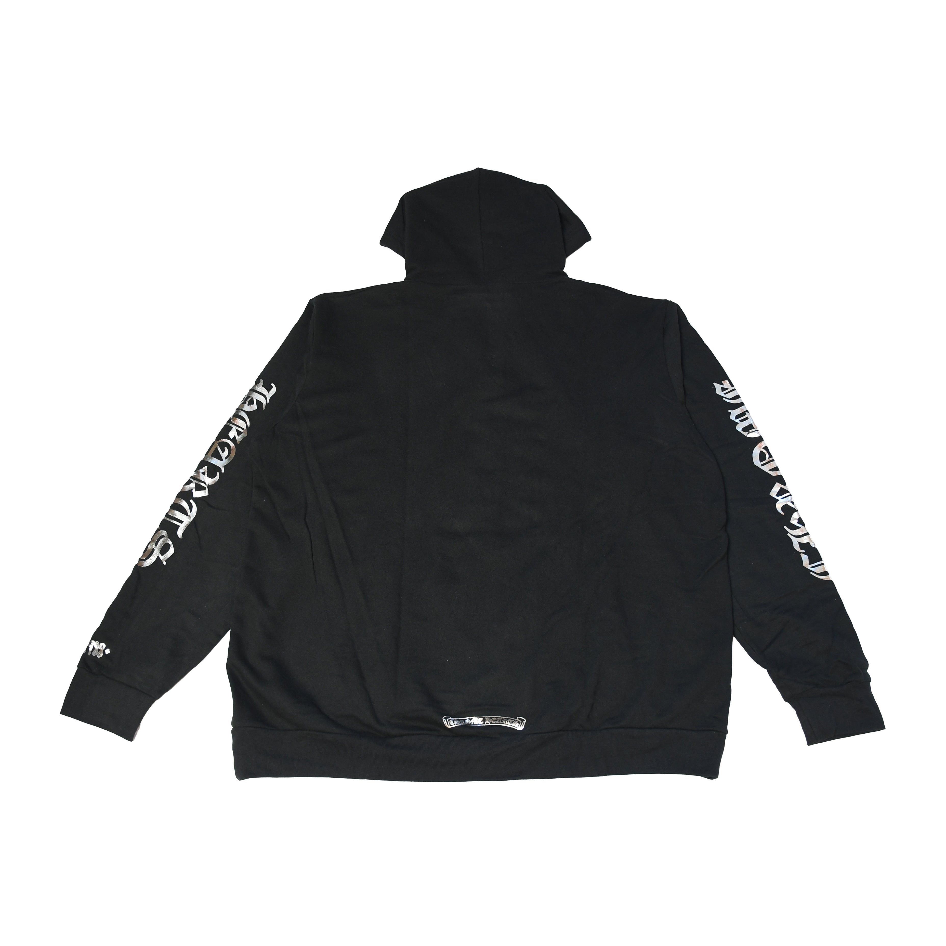 Chrome Hearts 1988 Vertical Logo Hoodie Black - 2