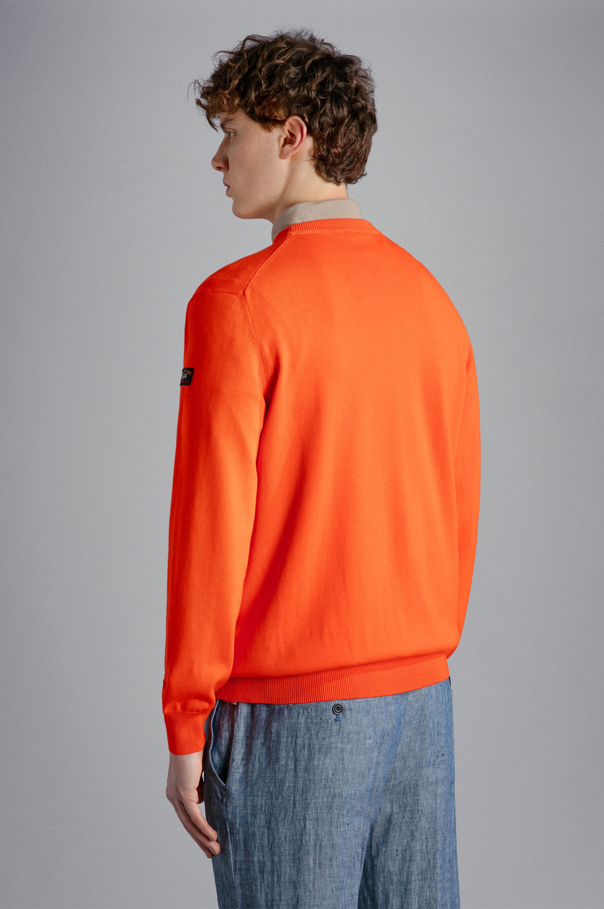 GARMENT DYED PIMA COTTON JUMPER - 3