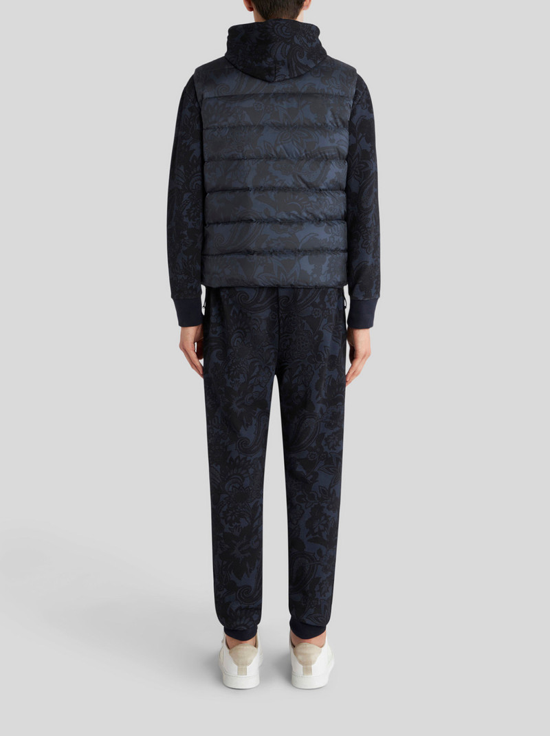 FLORAL PAISLEY SLEEVELESS DOWN JACKET 4