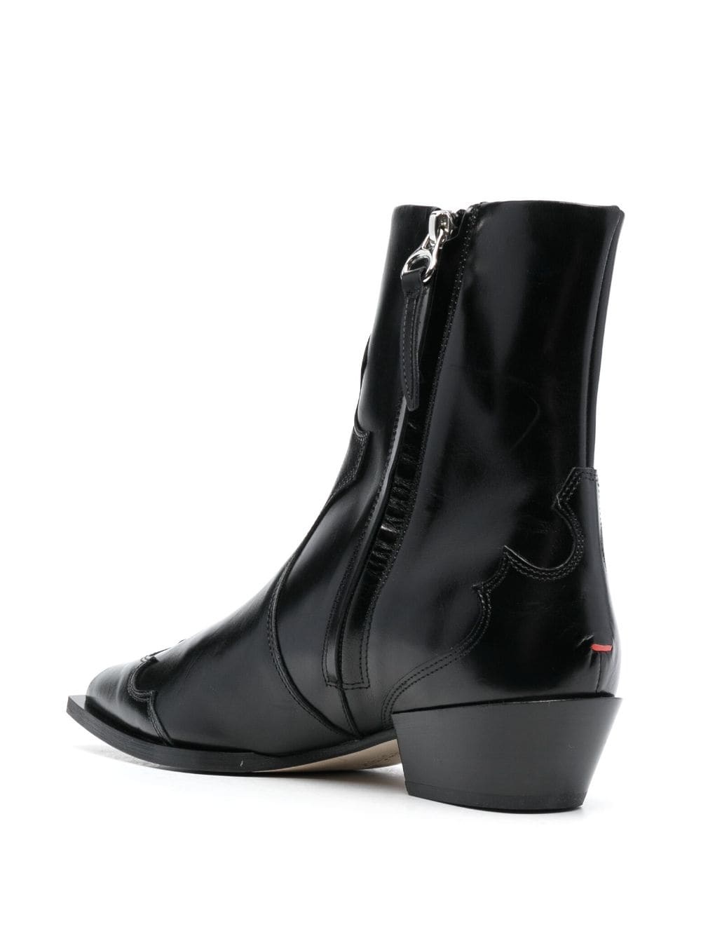Alby 30mm pointed-toe leather boots - 3