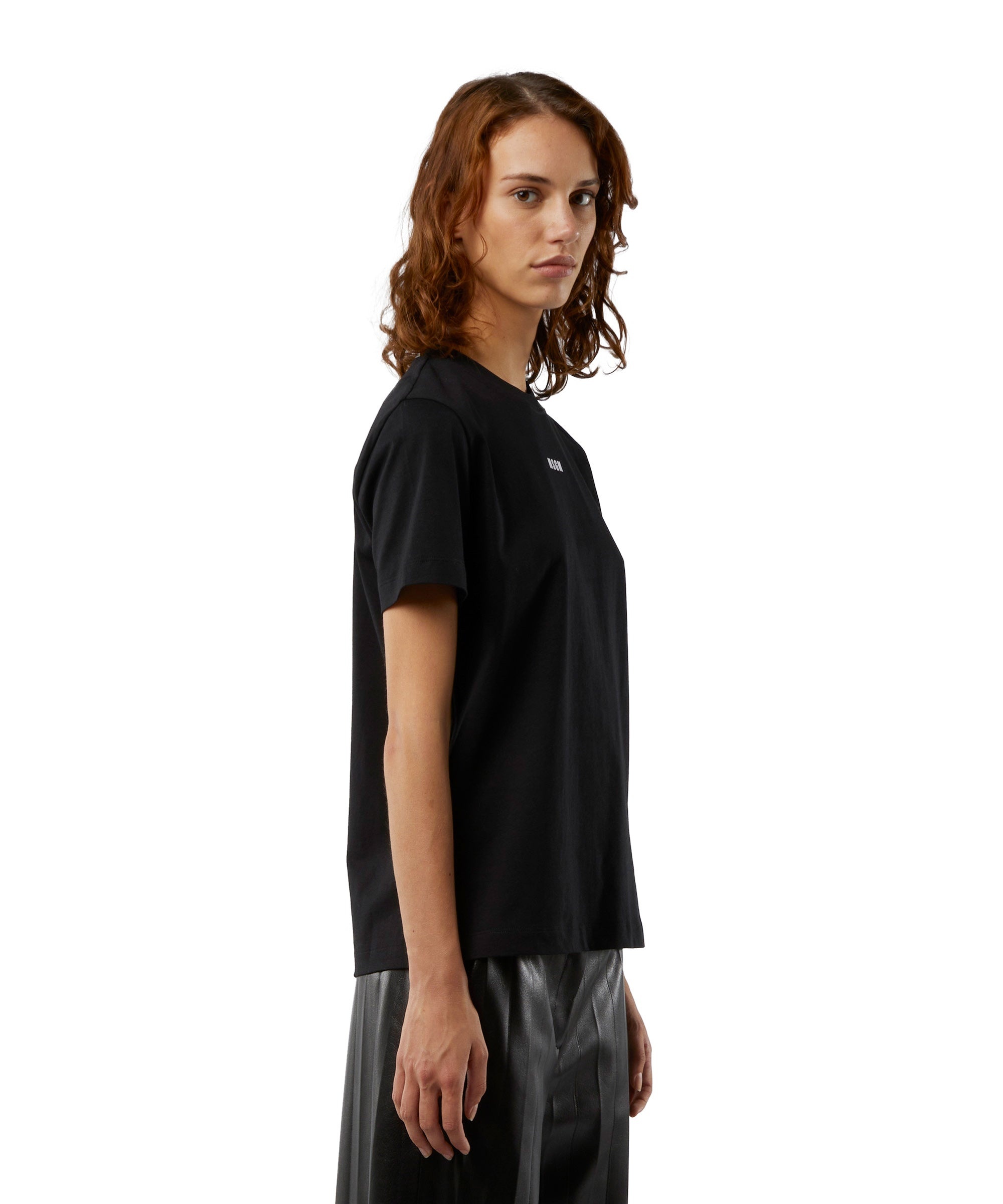 Cotton T-shirt with micro logo - 4