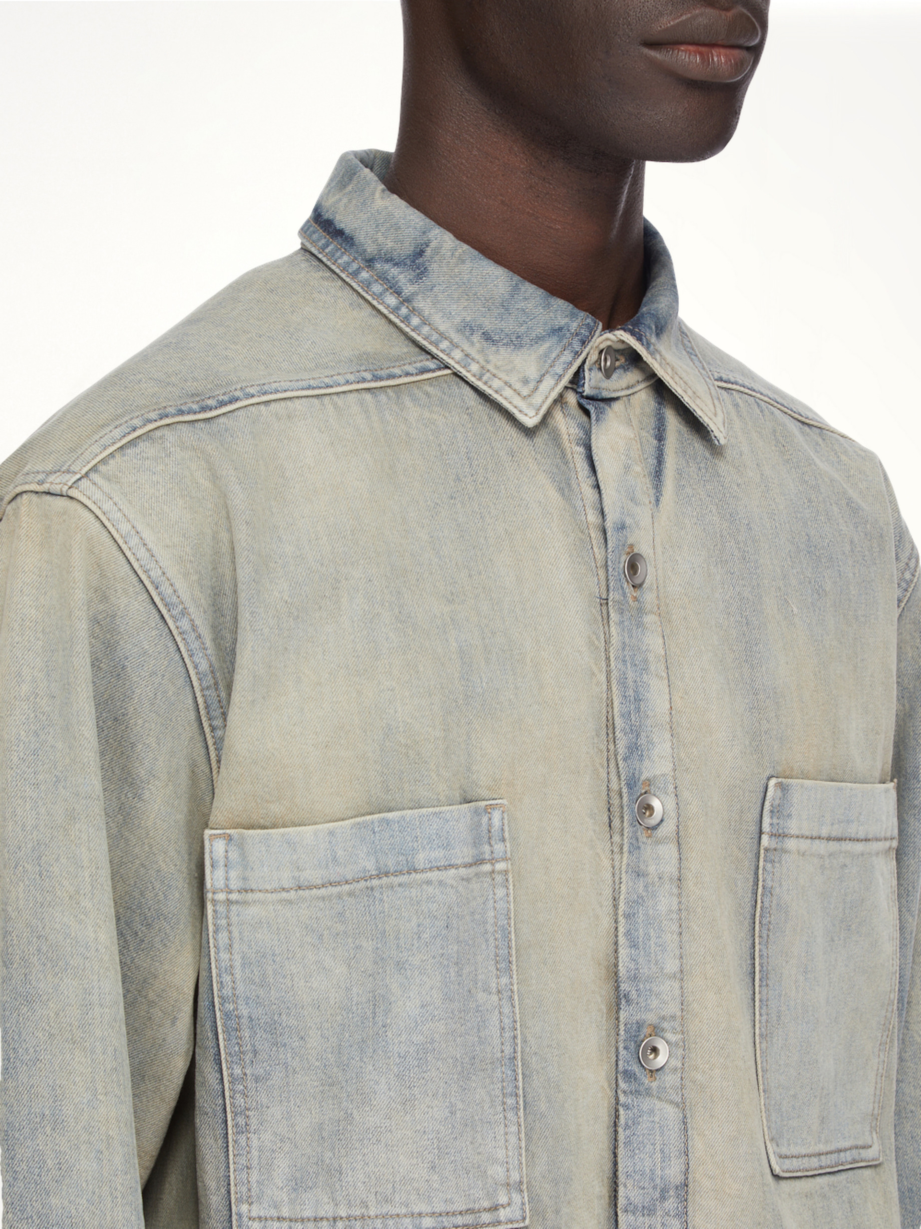 Jumbo Outershirt in Mineral Pearl - 3