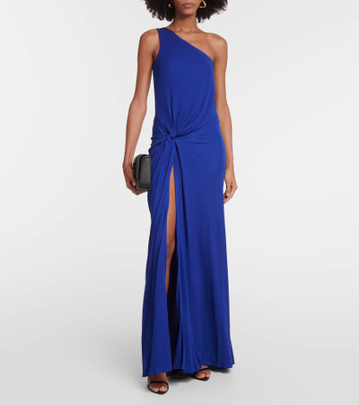 TOM FORD One-shoulder jersey gown outlook