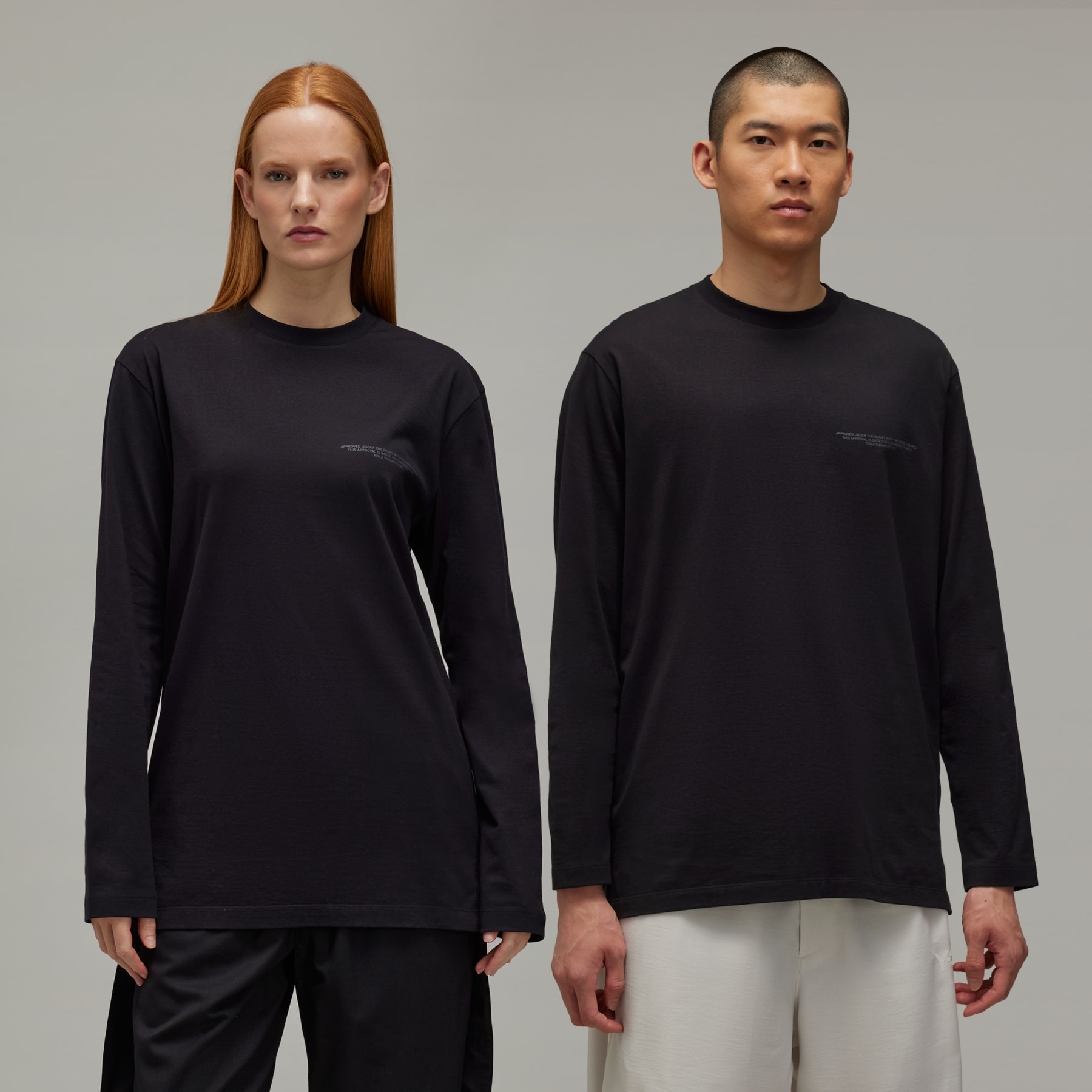 Y-3 Logo Long Sleeve Tee - 3