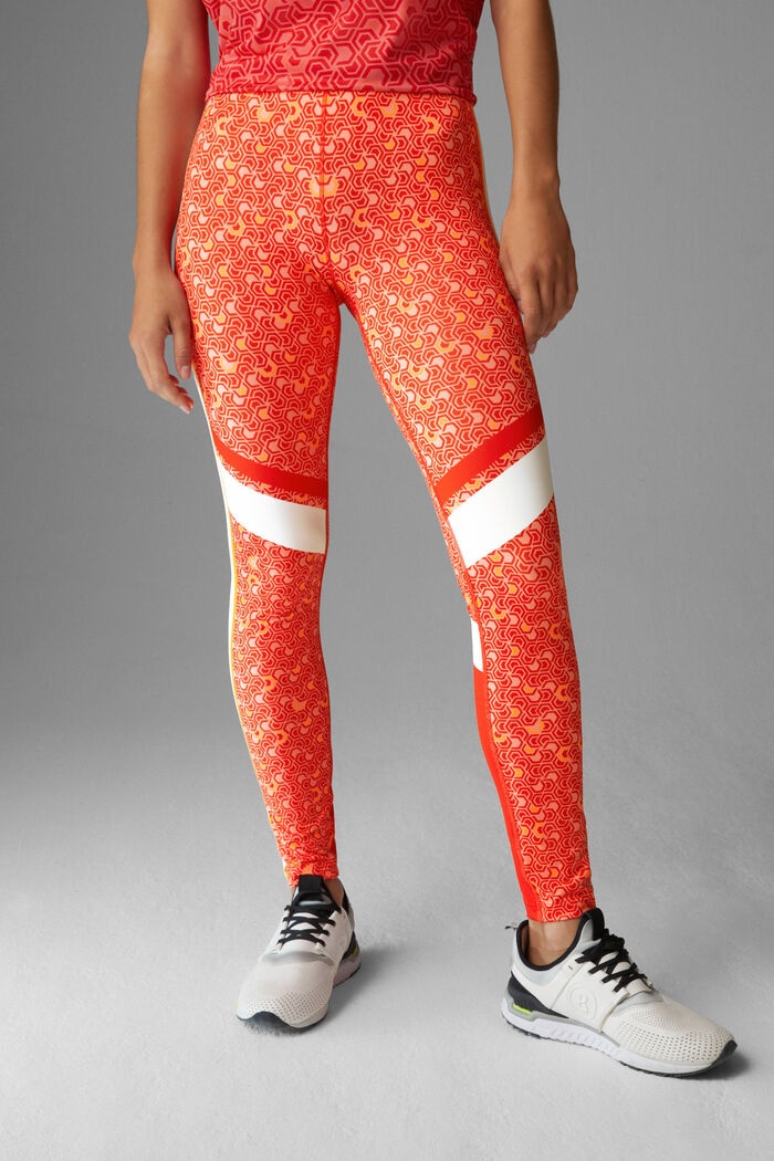Christin Tights in Red/White - 2
