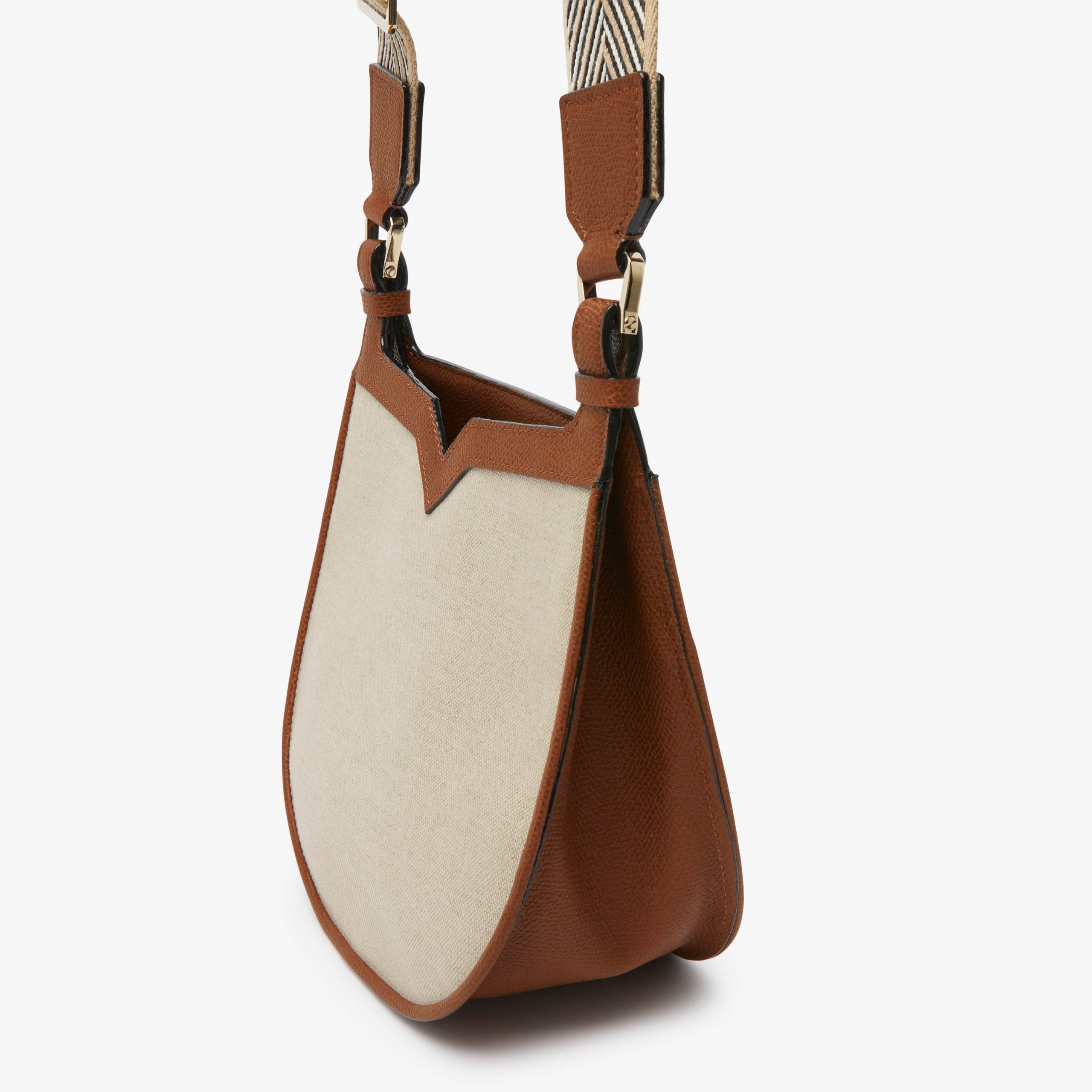 Valextra – Hobo Mini Sand / Chocolate - 4