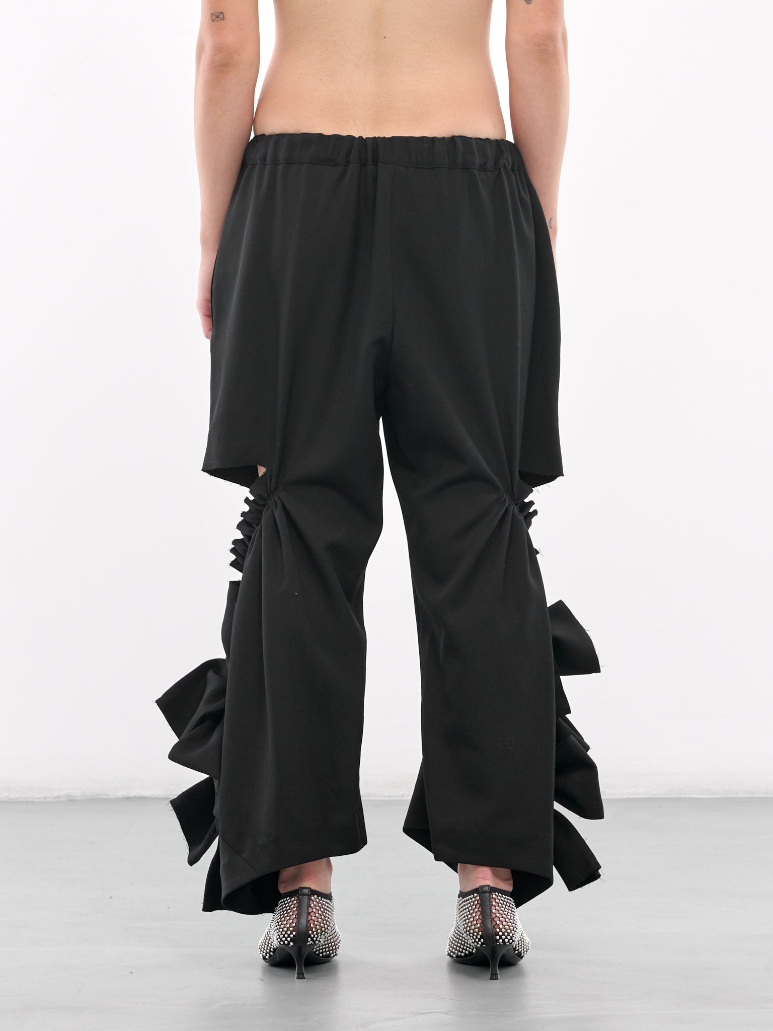 Deconstructed Draping Trousers - 3