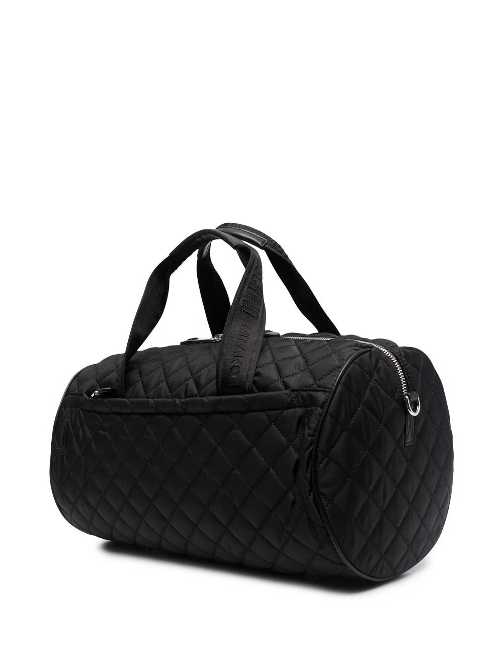 diamond-quilted logo holdall - 3