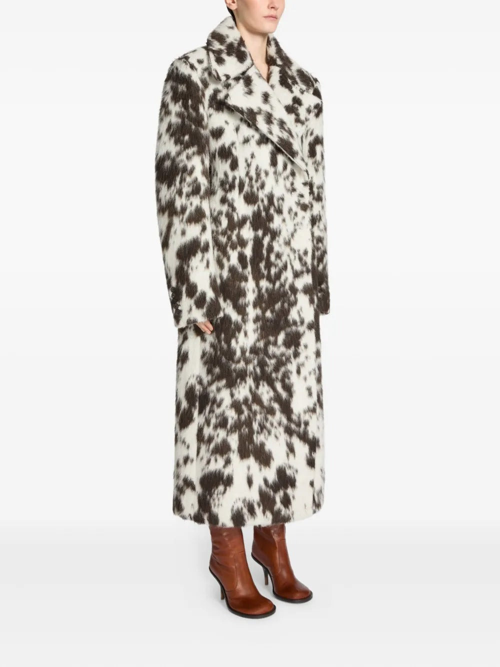 DRIES VAN NOTEN - Women Spotted Belted Coat - 2