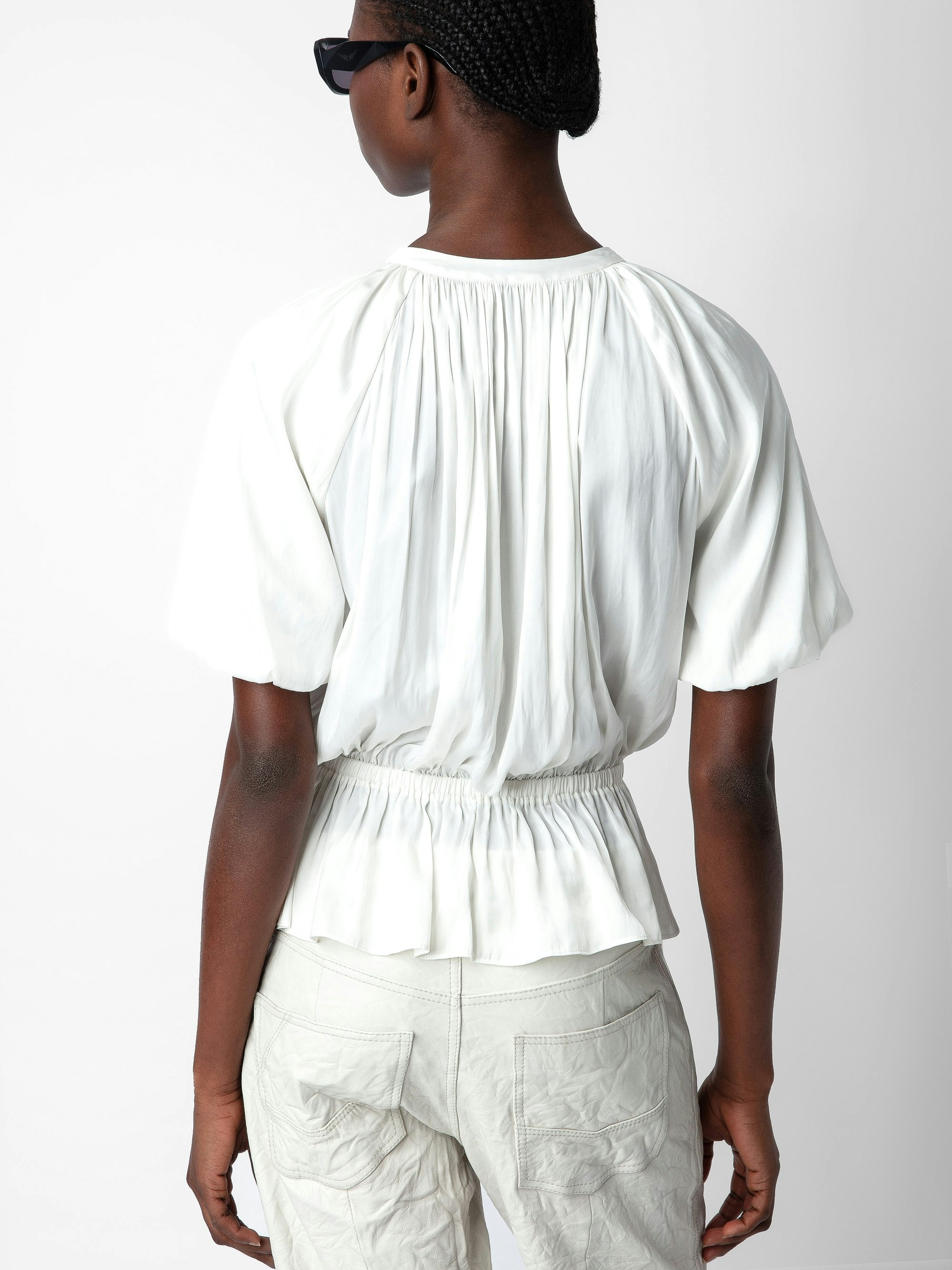 Tomina Satin Blouse - 3