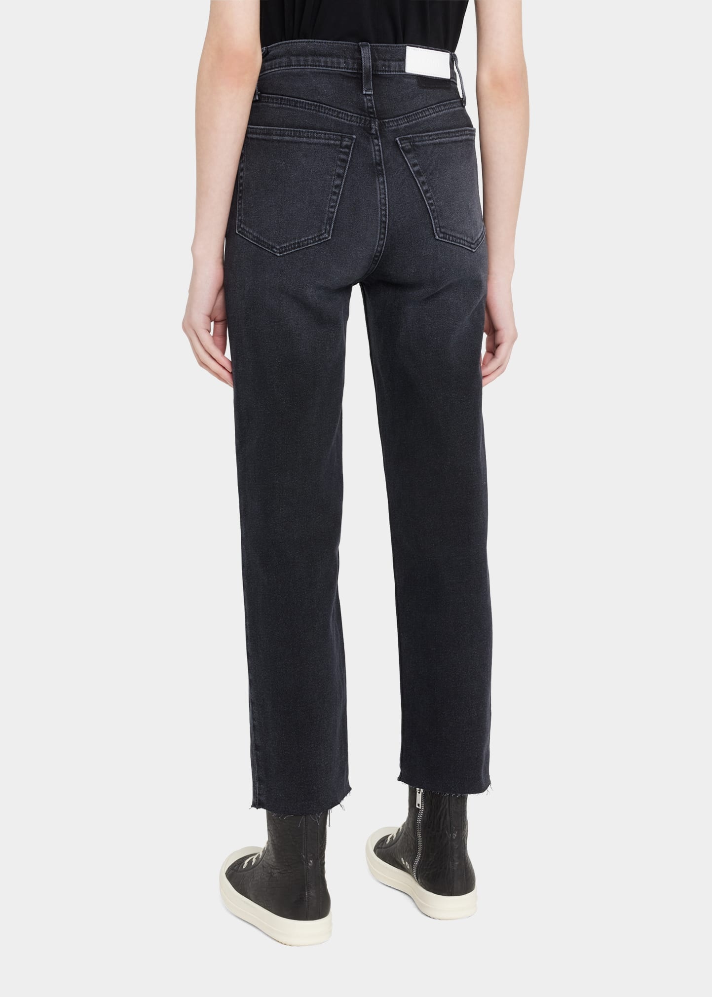 70s Stovepipe Distressed Jeans - 2