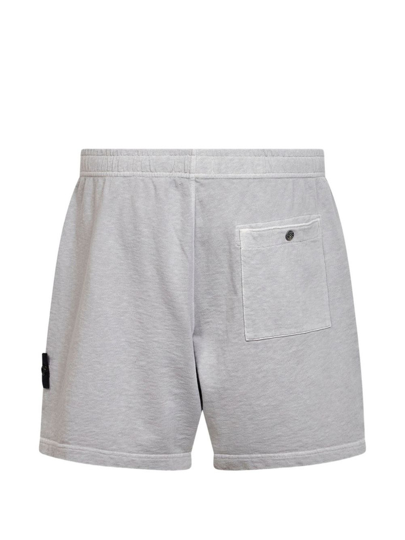 Stone Island elasticated badge shorts outlook