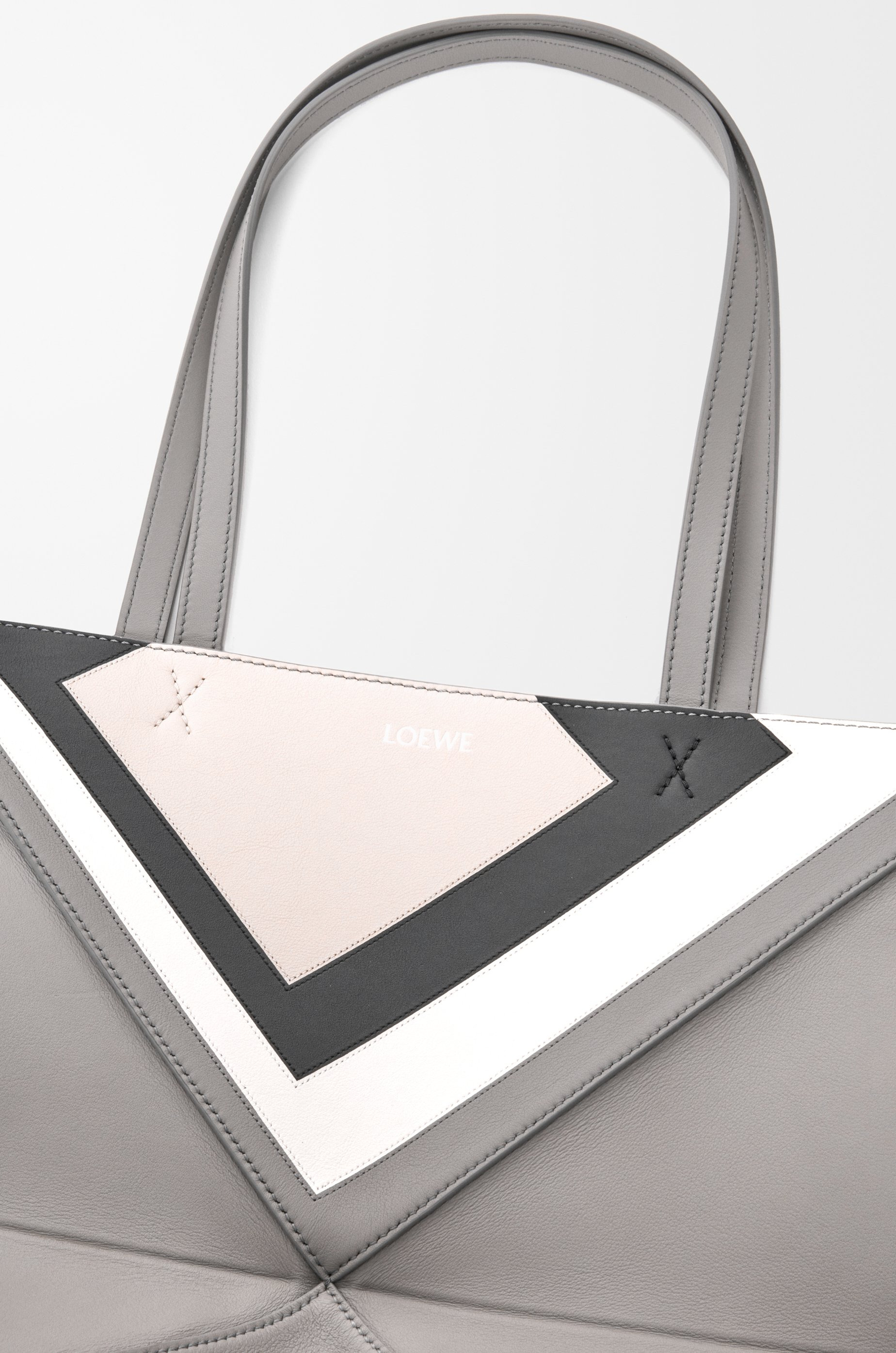 Medium Puzzle Fold tote in nappa calfskin - 10