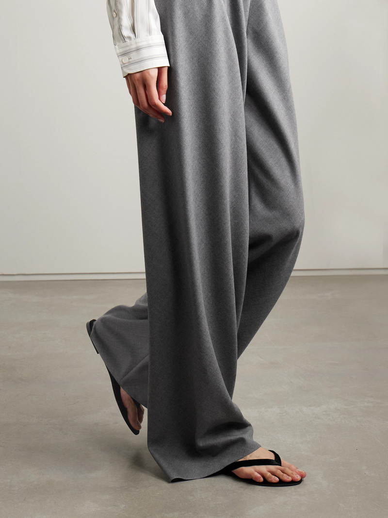 The Row Sacha Velvet Flip Flops outlook