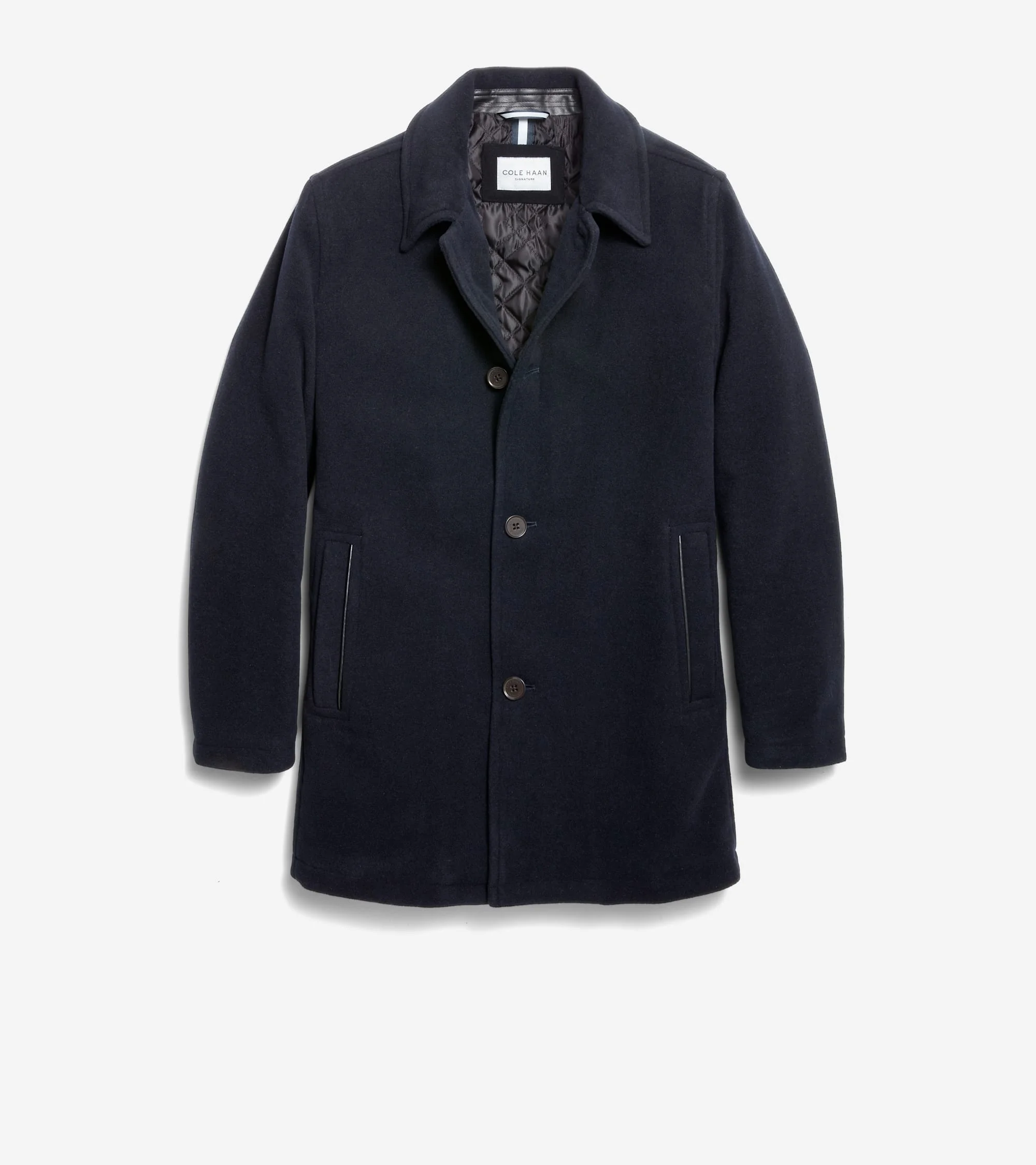 Men's Wool-Blend Car Coat - 1