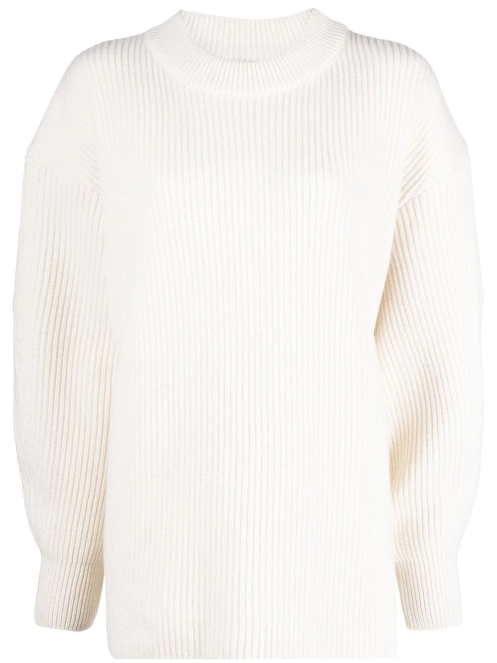 oversized round-neck jumper - 1