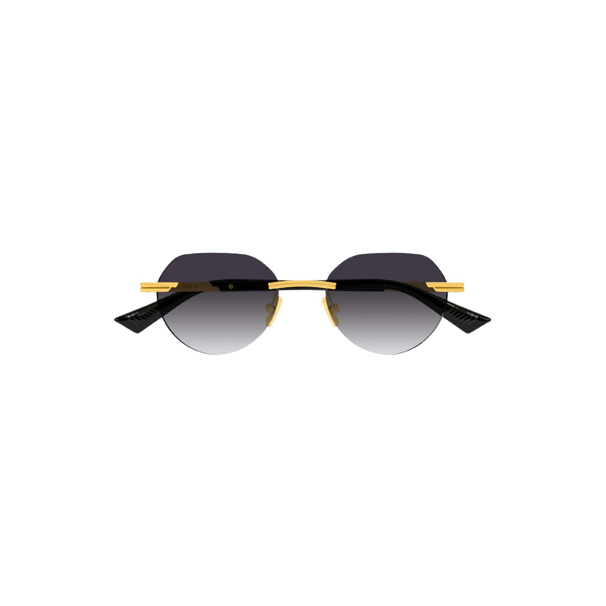 GLAZE RIMLESS SUNGLASSES (GOLD/GREY) - 1