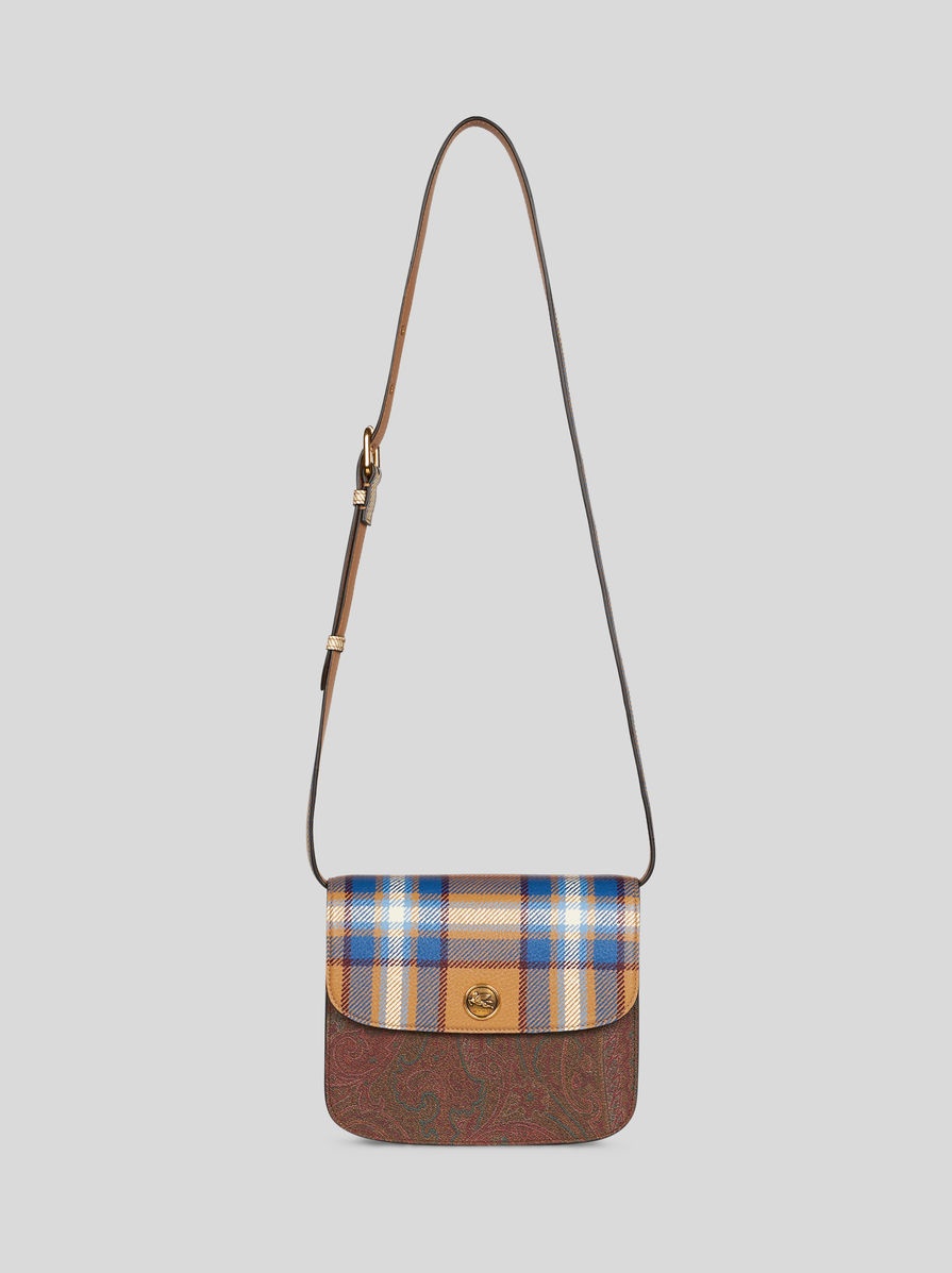 SMALL ETRO ESSENTIAL BAG WITH TARTAN PRINT - 1