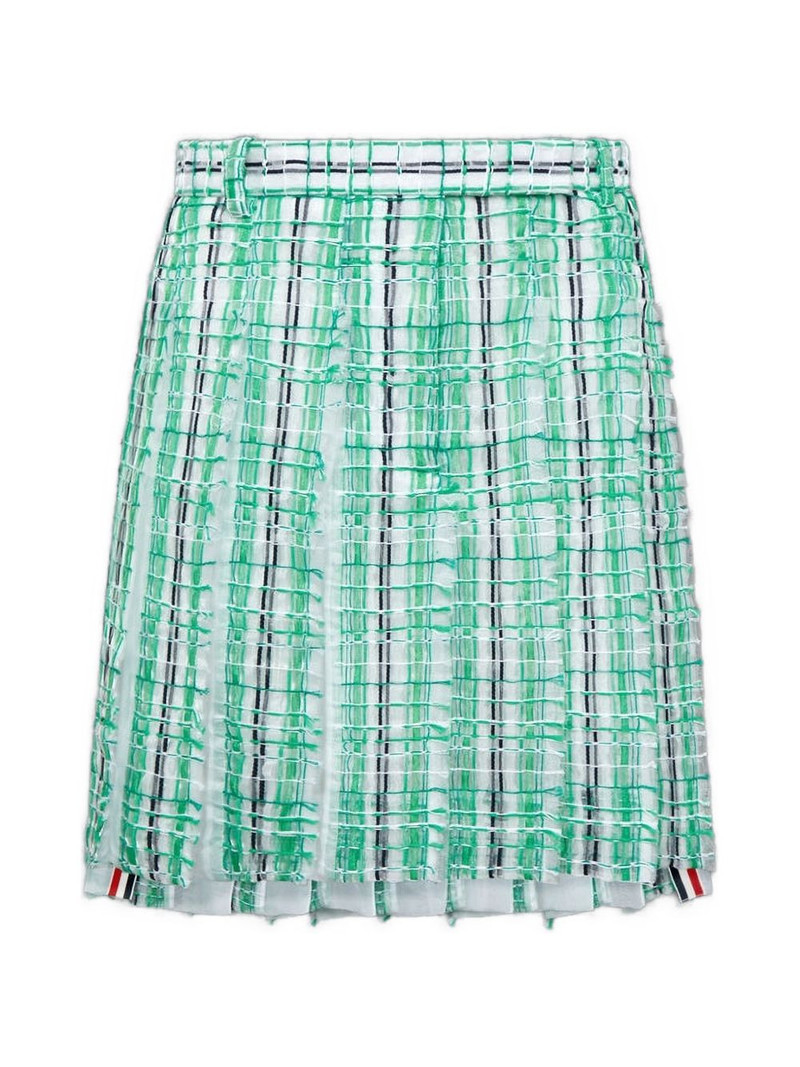 striped pleated skirt 1