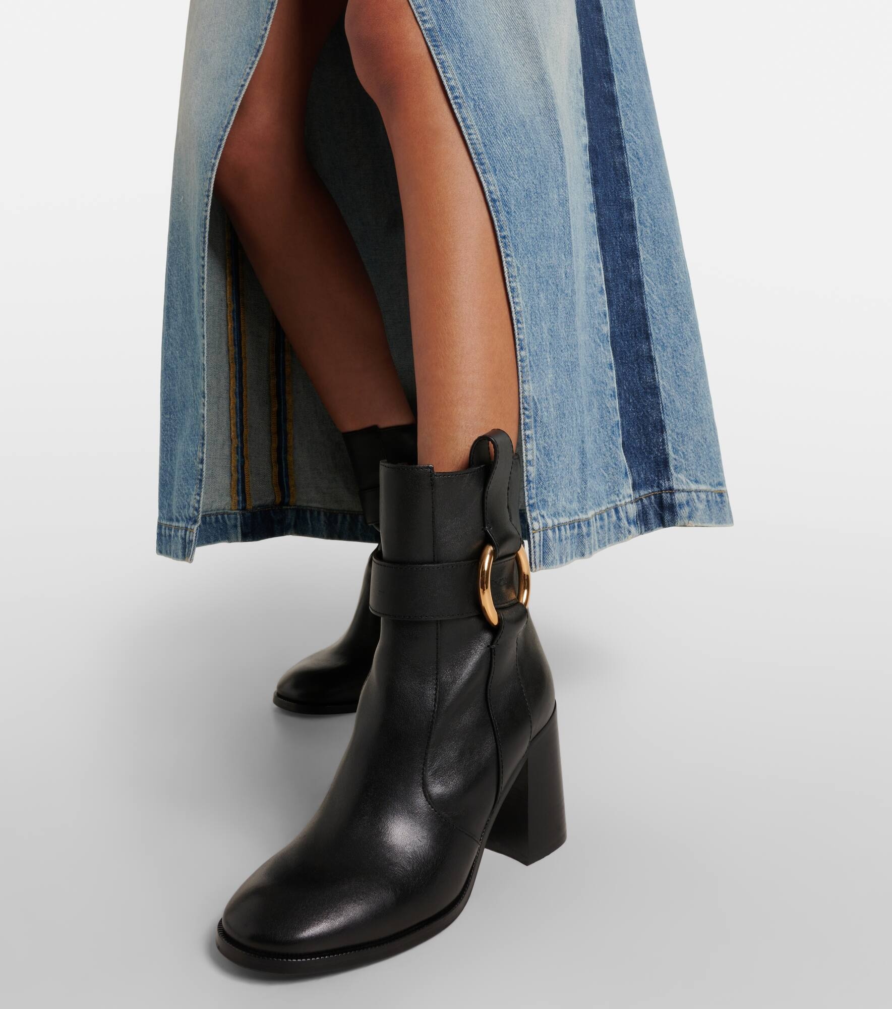 Zelda 90 leather ankle boots - 4