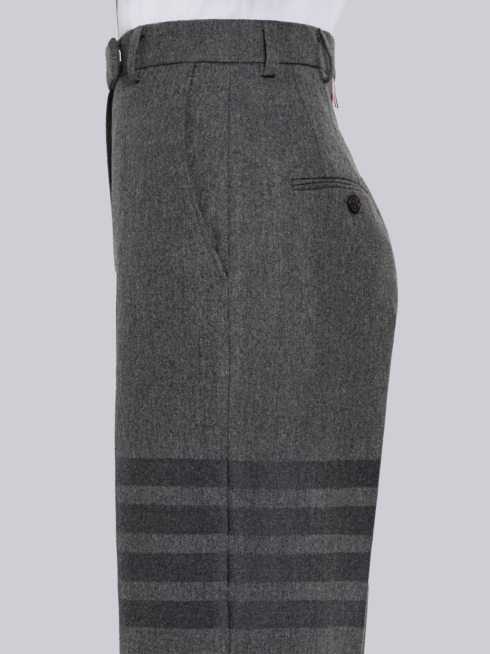 Flannel 4-Bar Straight Leg Trouser - 5