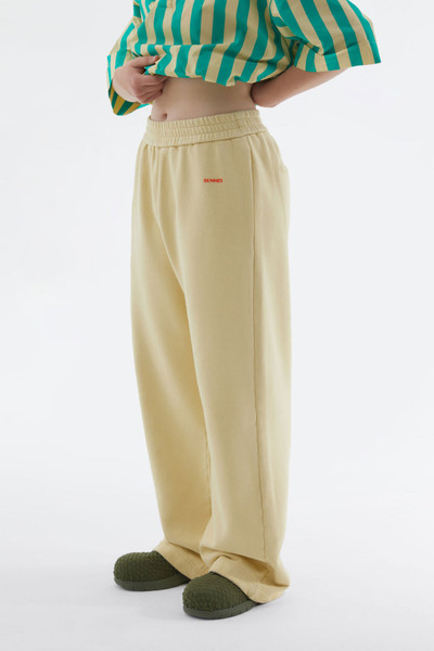 SUNNEI LIGHT YELLOW ELASTIC PANTS outlook