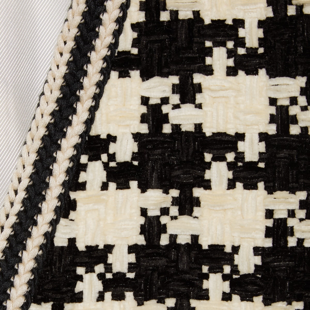 Houndstooth chenille jacket - 4
