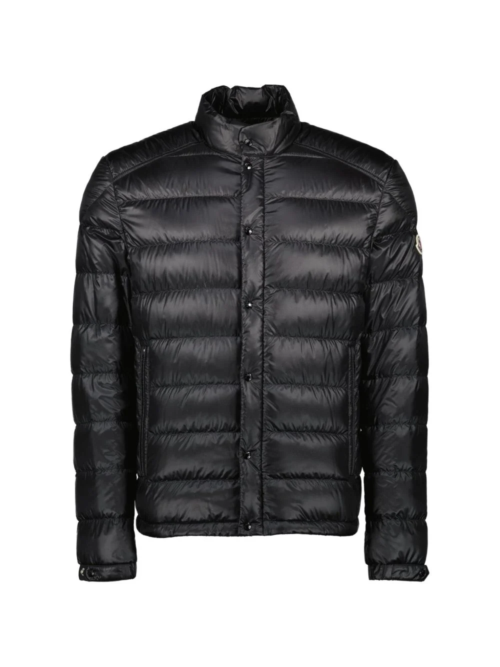 long-sleeved zip-up padded jacket - 1