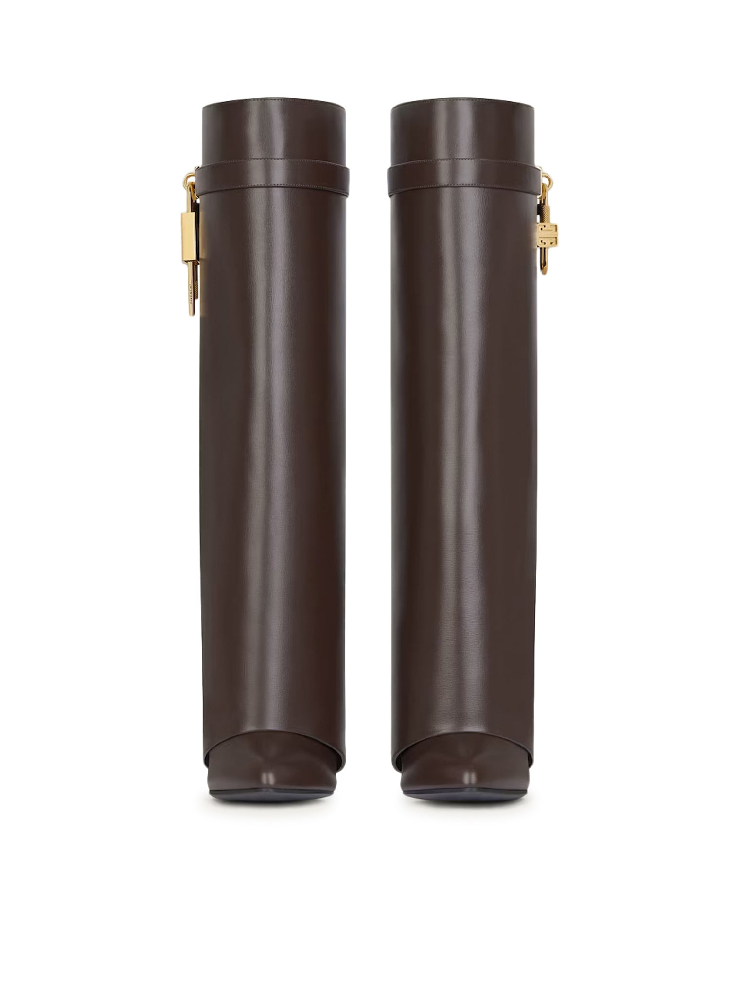 SHARK LOCK LEATHER BOOTS - 2