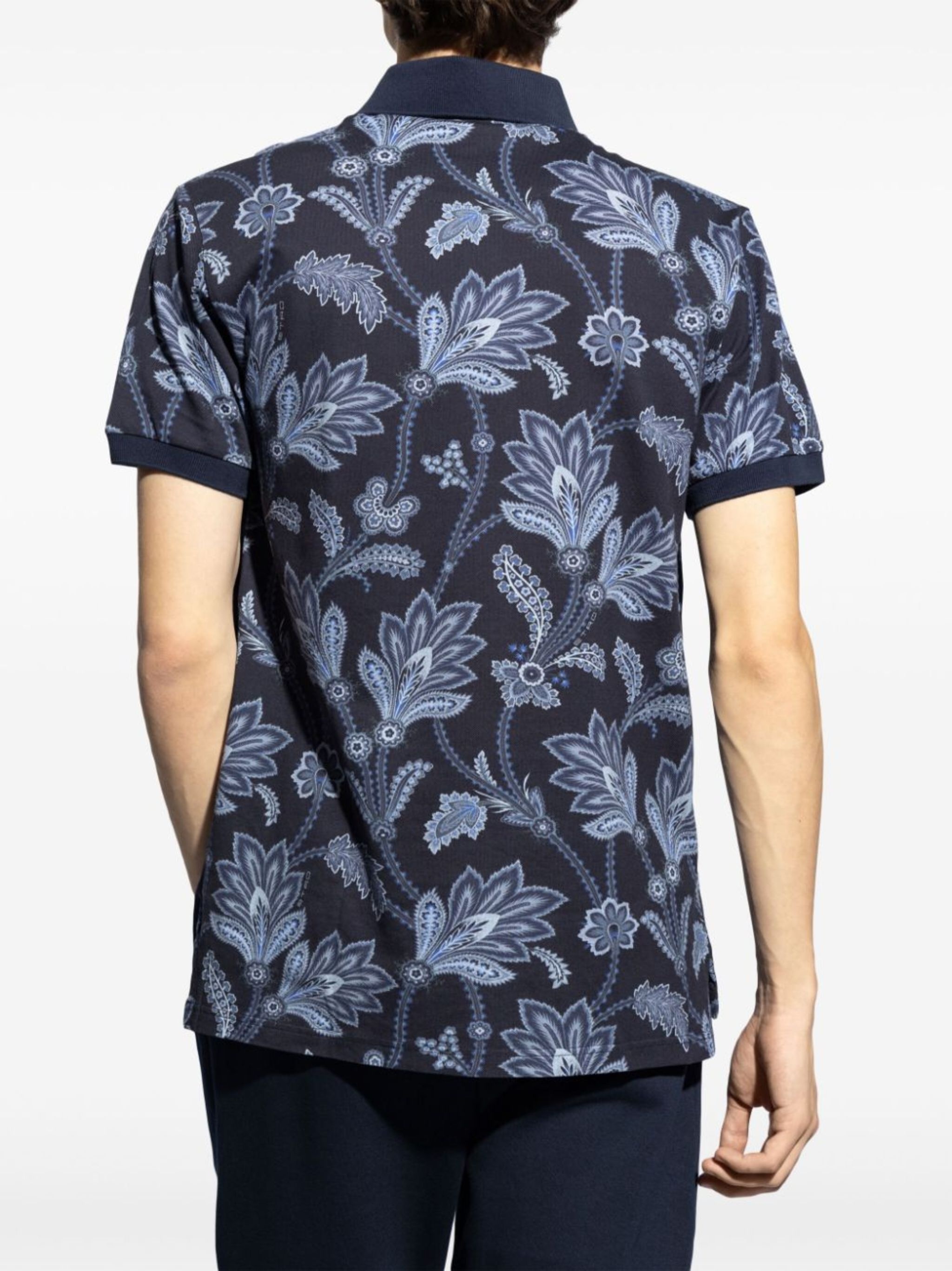 botanical-print cotton shirt - 4