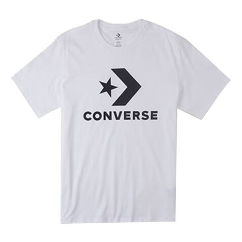 Converse Go-To Star Chevron 표준 맞는 티셔츠 'White' 10025458-A03 - 1