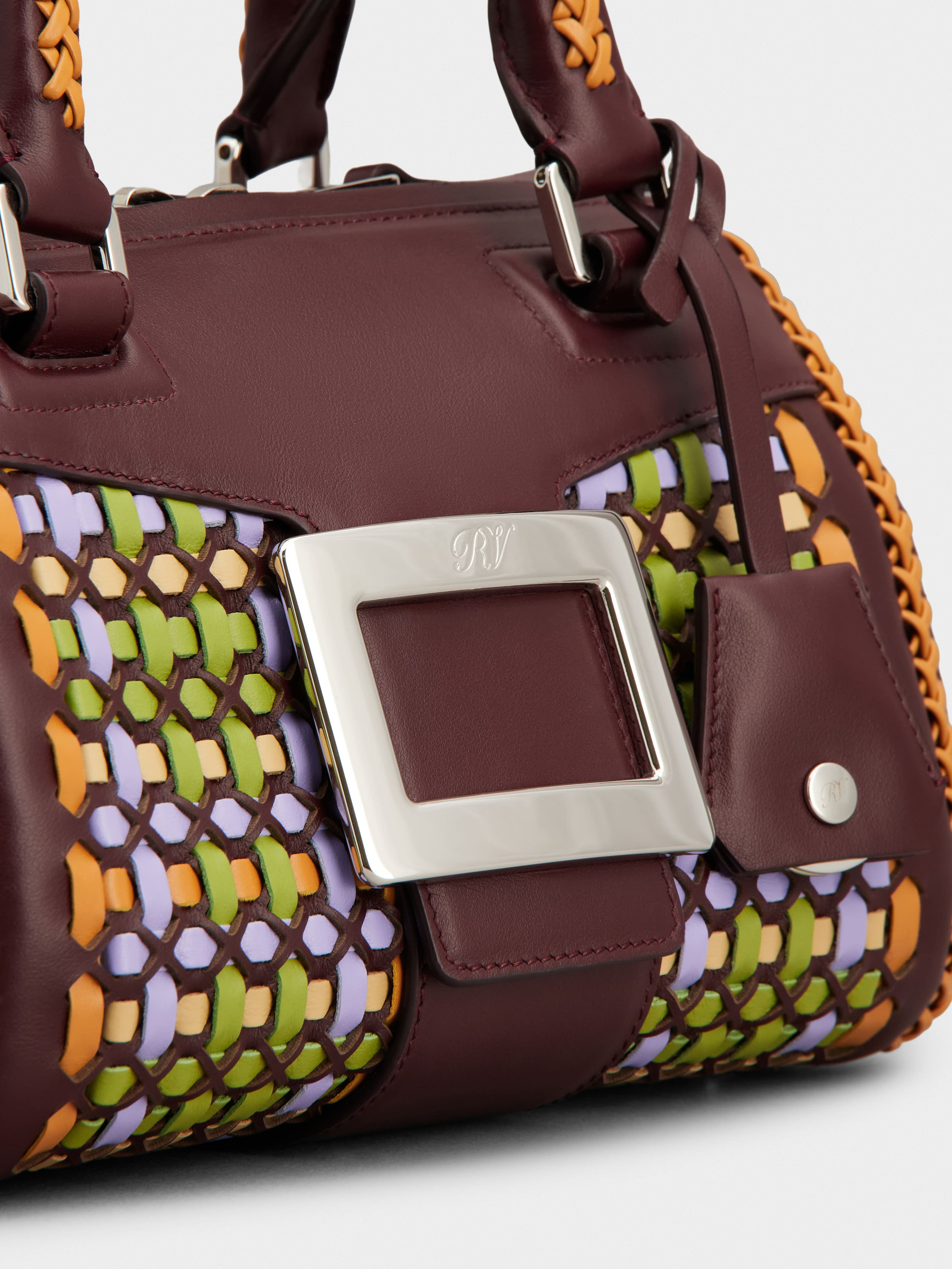 Belle Vivier Bag in braided leather - 7