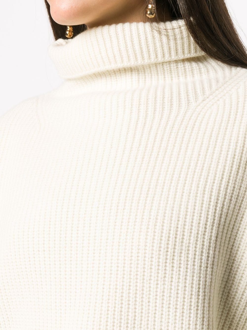 ribbed rollneck jumper - 5