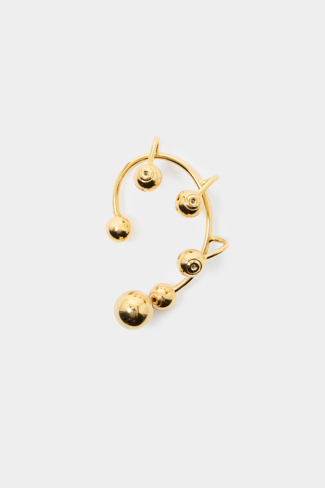 EARPLUG EARRING / gold - 1