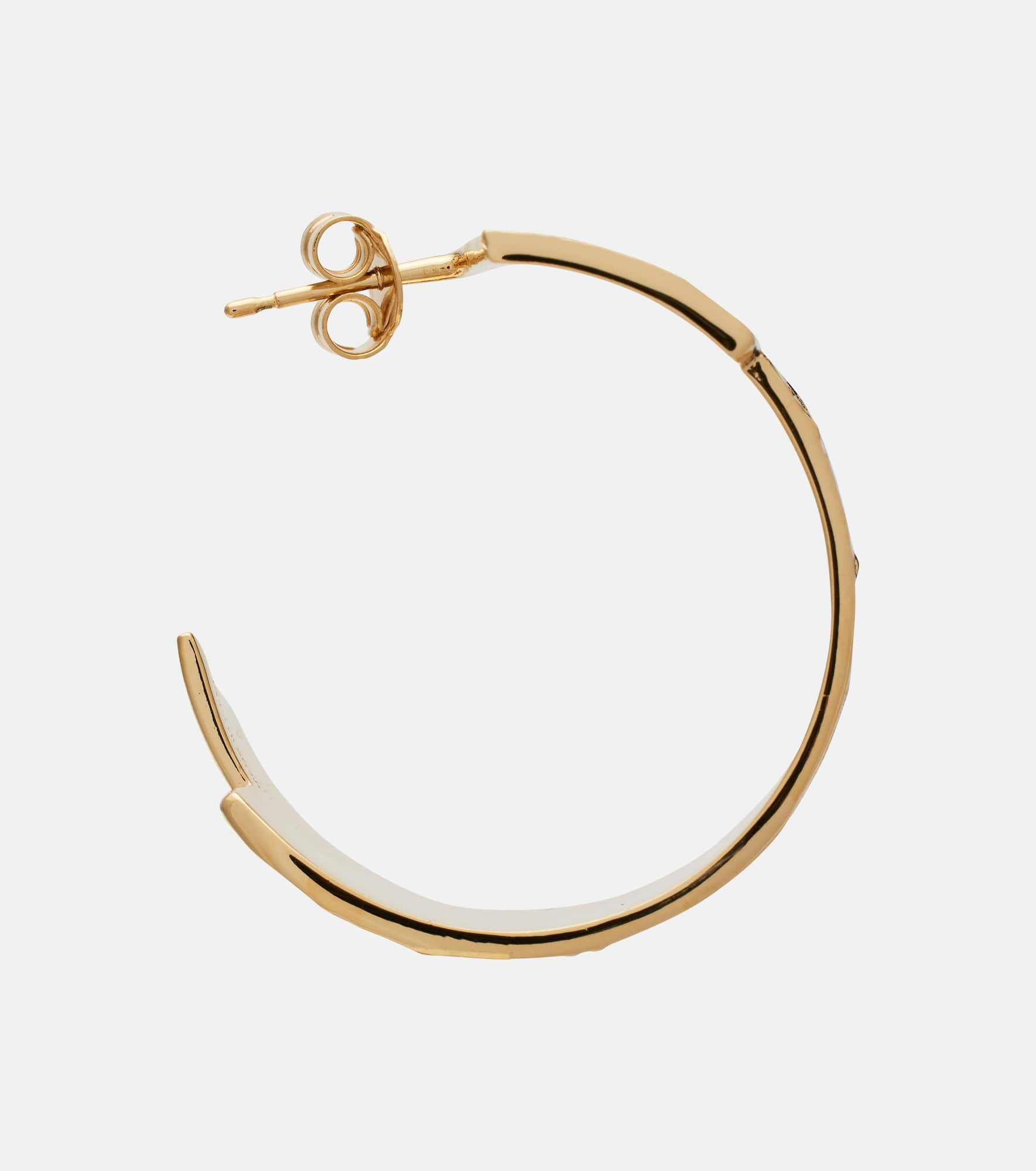 Logo hoop earrings - 2