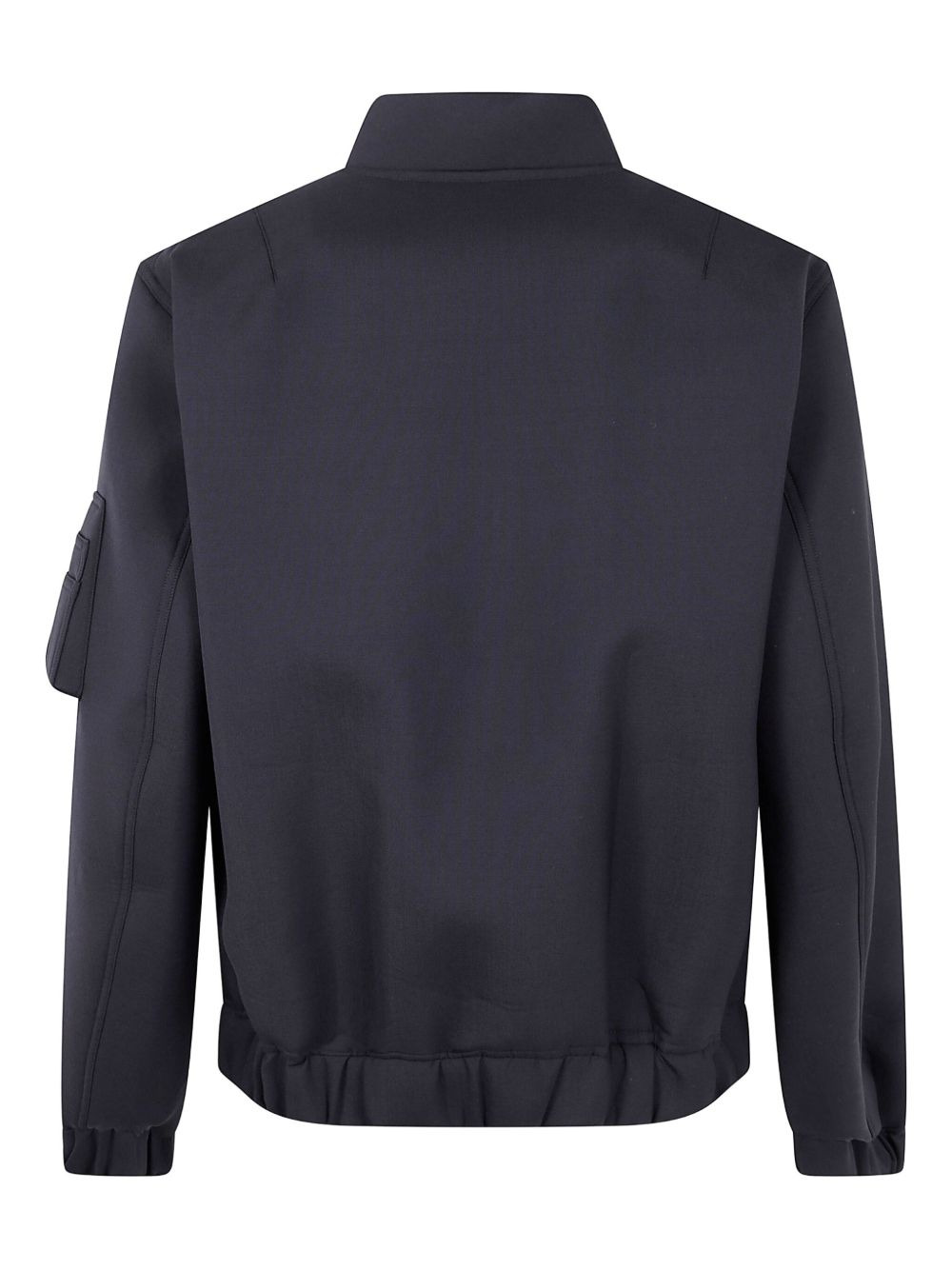 zip-fastening pocket bomber jacket - 2