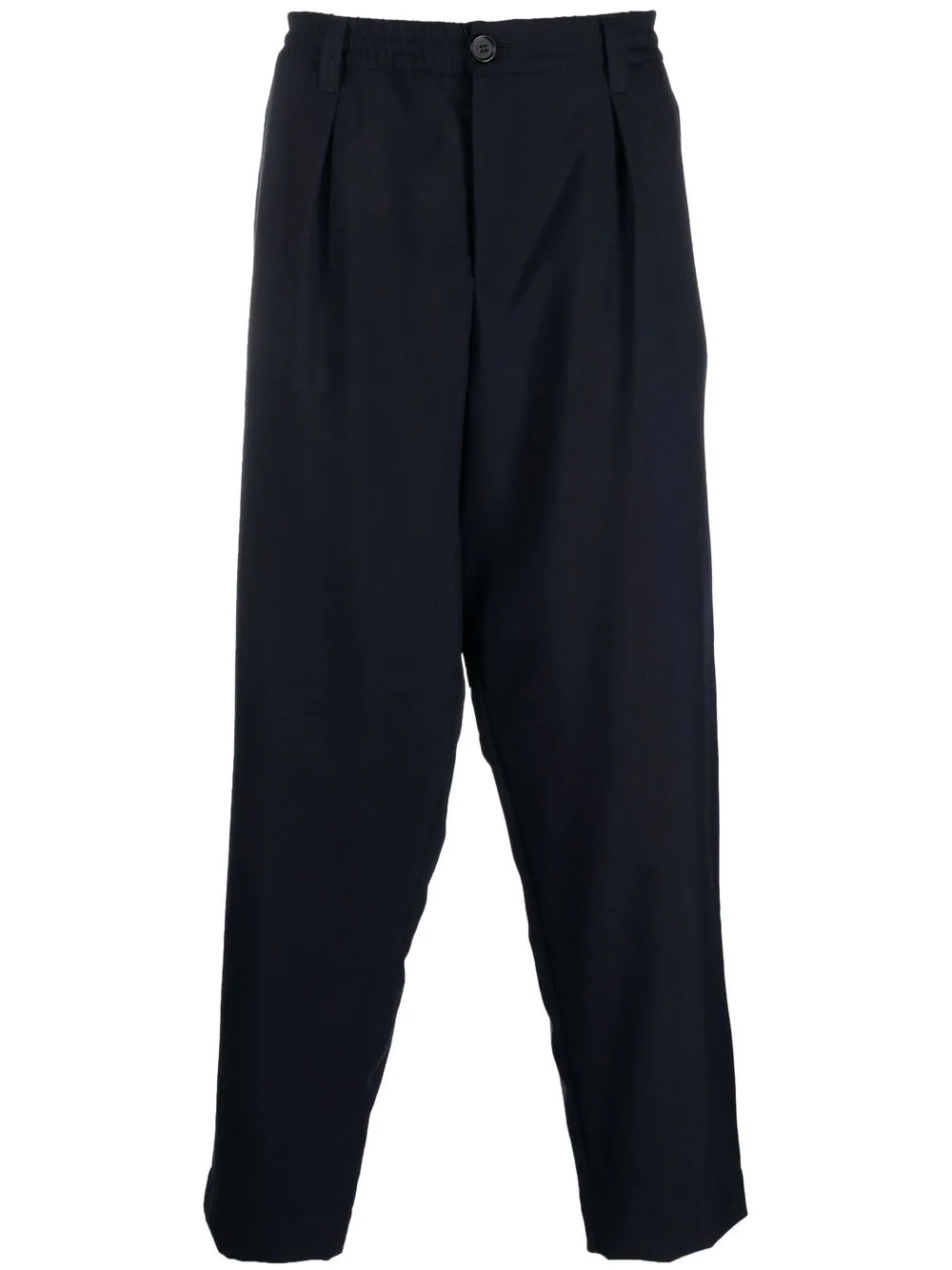 virgin-wool tapered trousers - 1