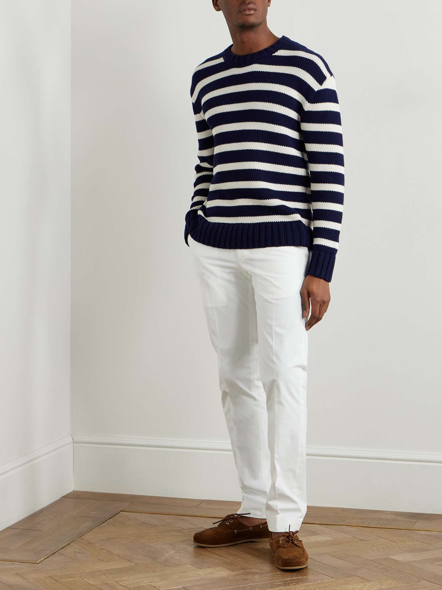 Striped Cotton Sweater - 2