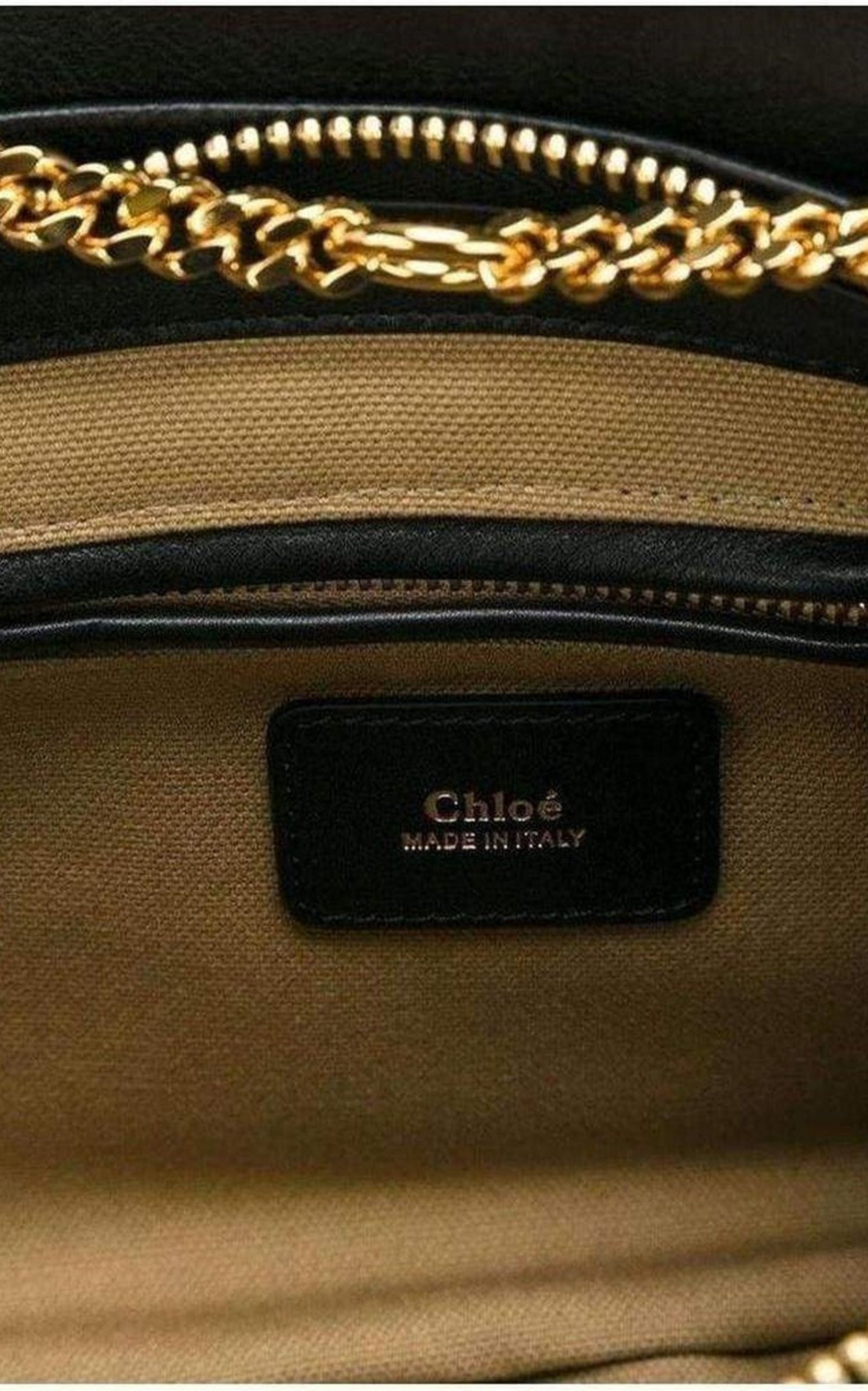 Chloé Black Leather Goldie Shoulder Bag | runwaycatalog