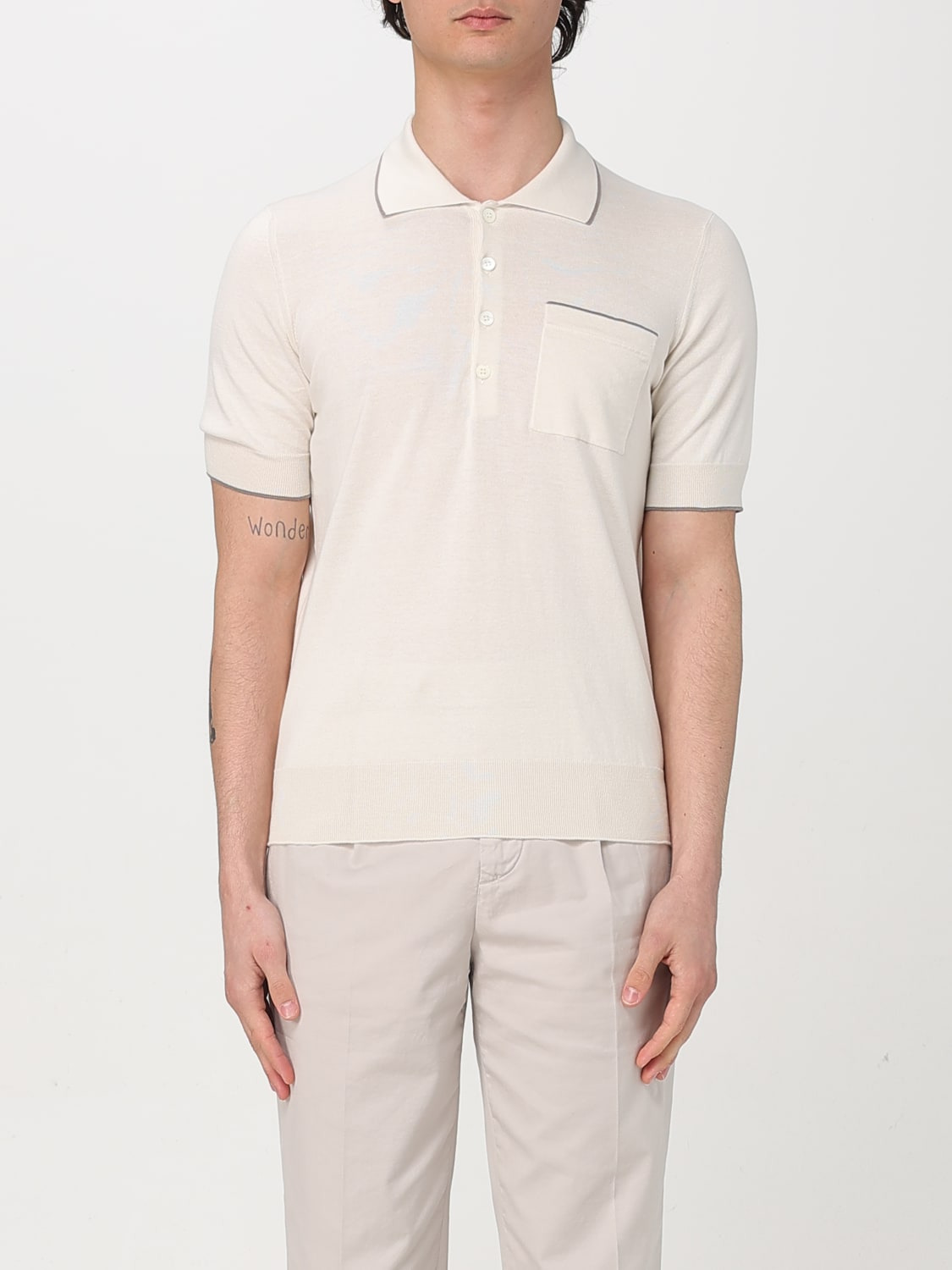 Brunello Cucinelli cotton polo shirt - 1