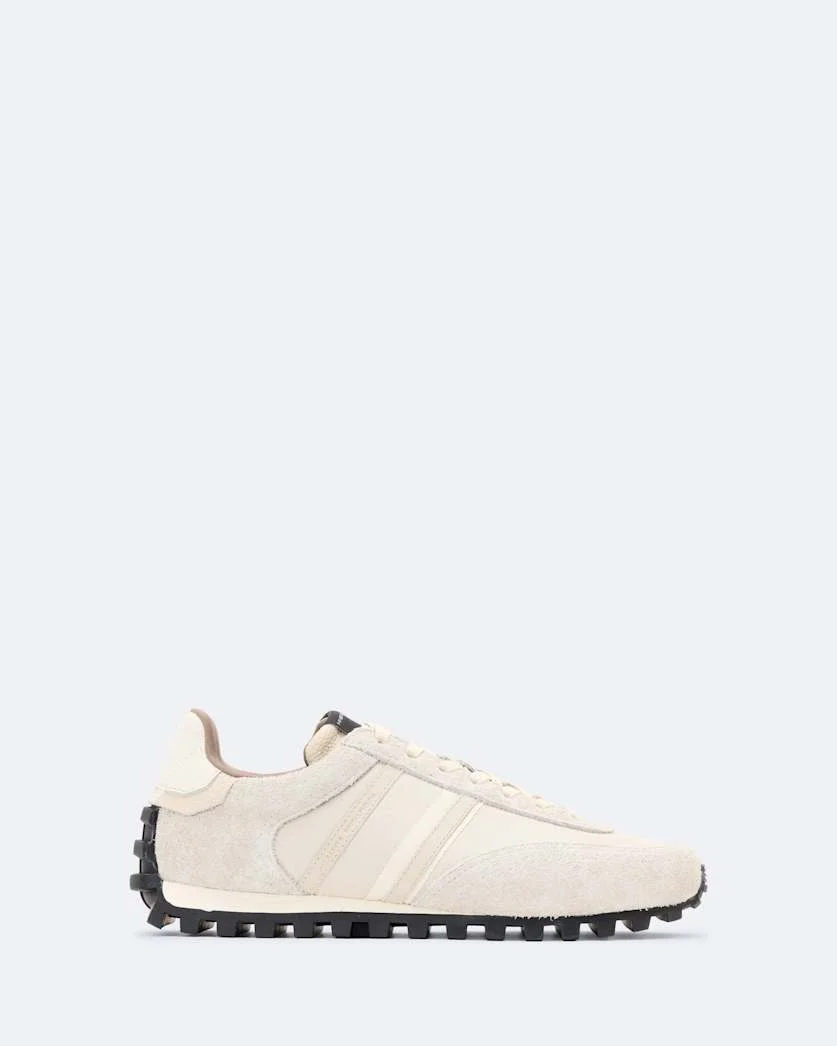 ROBIN NYLON AND SUEDE RUNNER SNEAKERS - 1