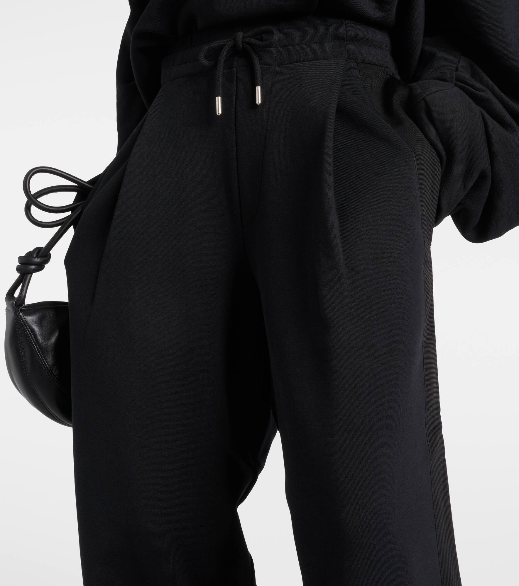 Cotton jersey wide-leg sweatpants - 4