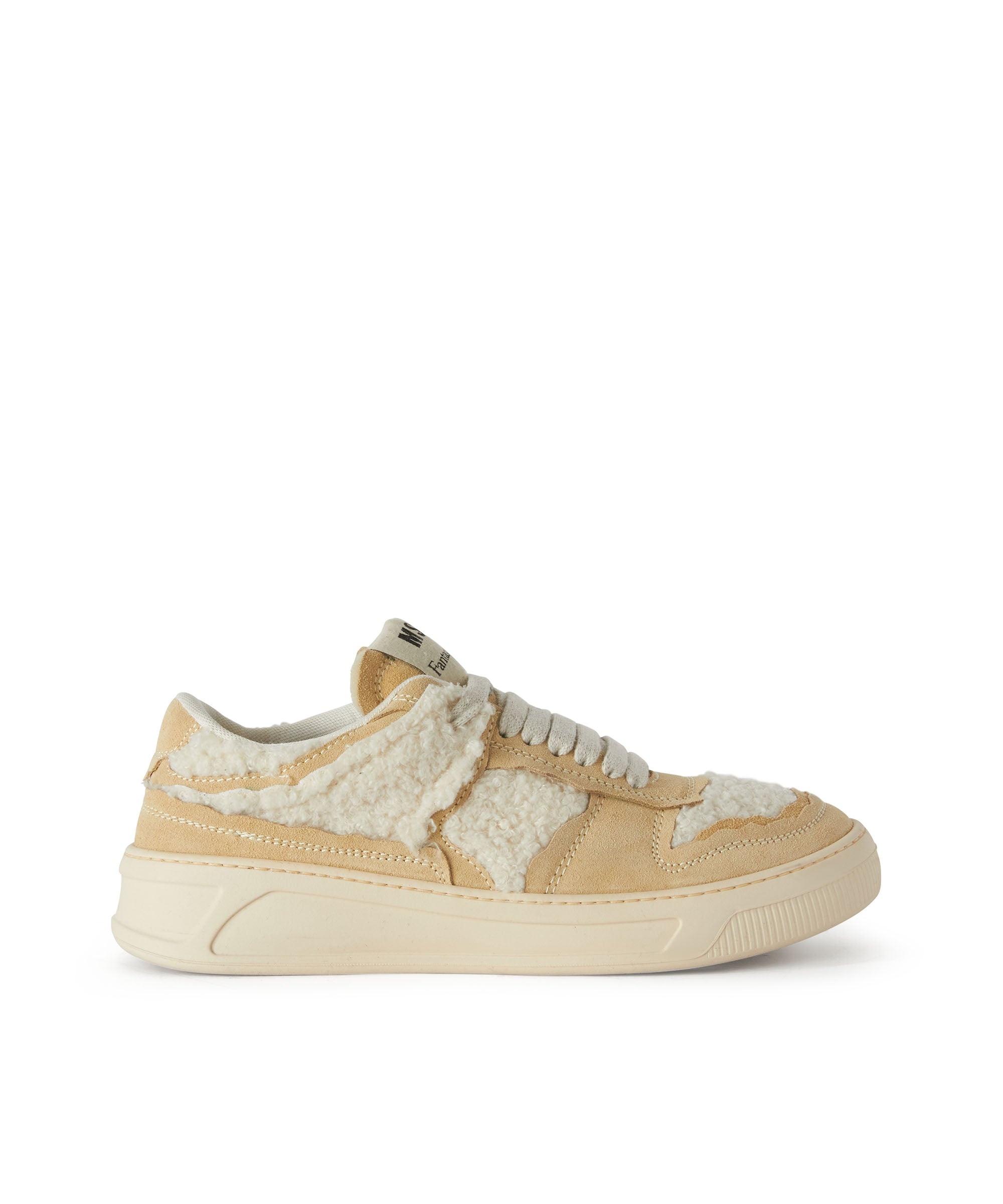 FG1 Sneakers with faux shearling inlays - 1