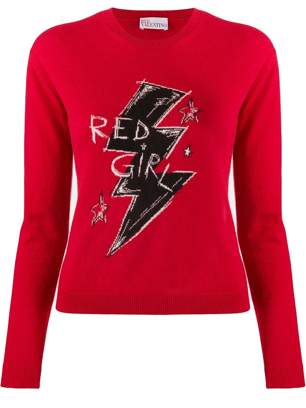 Red Girl knitted jumper - 1