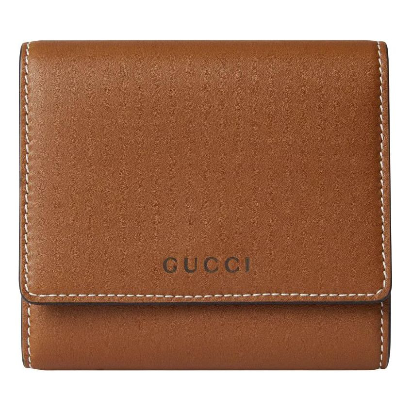 Gucci GG Emblem Medium Wallet 'Brown Leather' 826716-AAEV2-2751 - 1